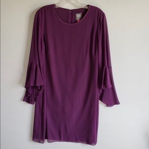 Bell sleeve cocktail dress